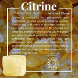 Citrine Tumbled Cube - tumbledstone