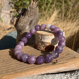 🧙 Celestial Stillness – Dream Amethyst & Lepidolite Set