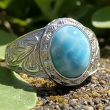 Z ARRON DESIGN Serenity Moonstone kobbertråd vedhæng halskæde
