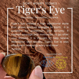 Tigerās Eye Worry Stone - worrystone