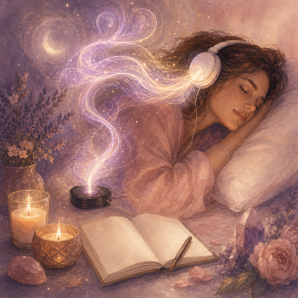 Hypnosis ritual illustration