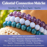 Celestial Connection 3-PC Crystal Mala armbåndssæt