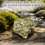 Pyrite Natural Rough - gæfusteinninn