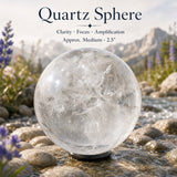 Quartz Sphere (miðlungs)