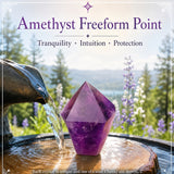 Point de forme libre d'améthyste