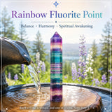 Regenbogen-Fluorit-Spitze - 70% Rabatt Blitzaktion