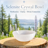 Bol en cristal de sélénite