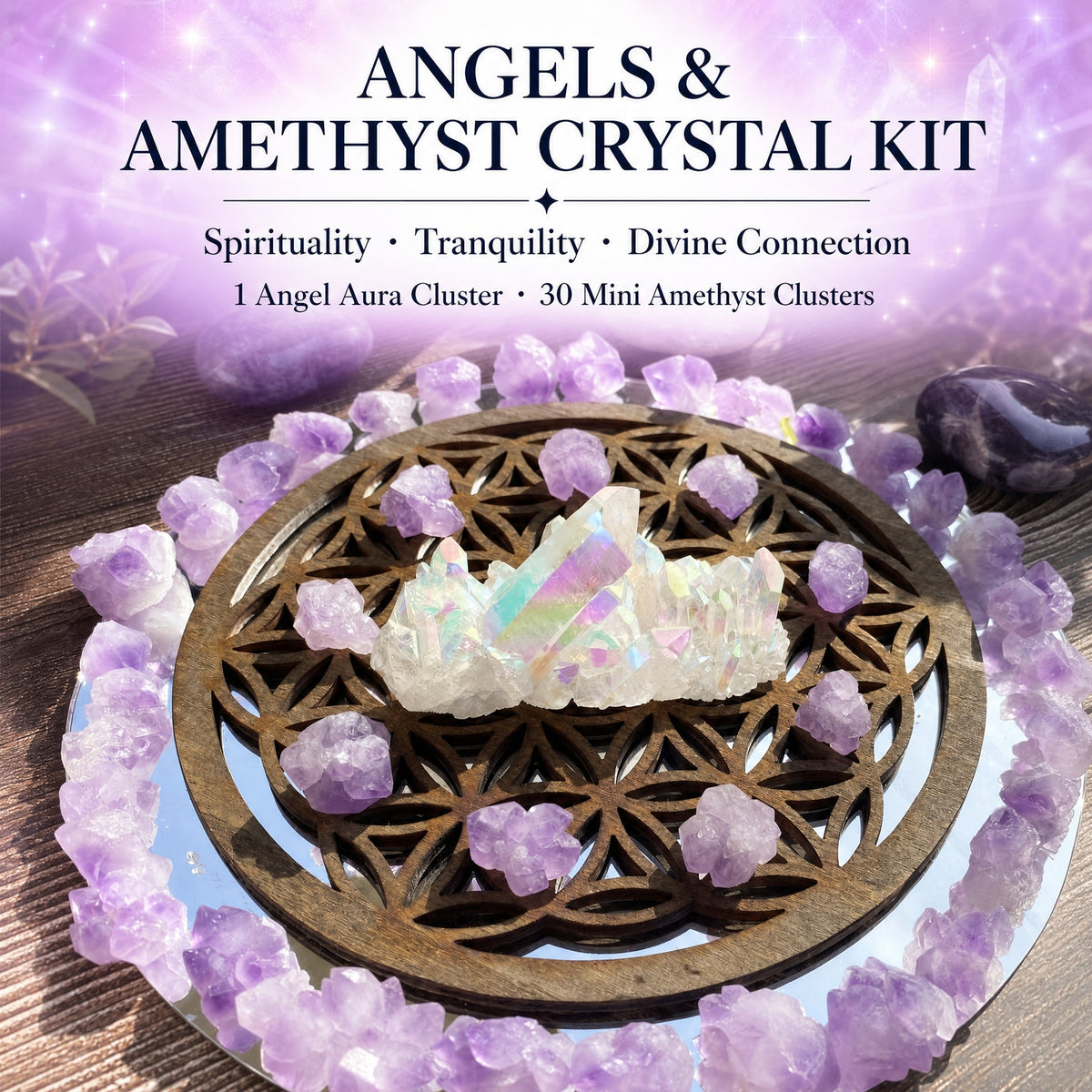 Angels & Amethyst Crystal Kit