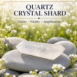 Éclat de cristal de quartz (petit)