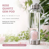 Rose Quartz Gem Pod Vatnsflaska 💧