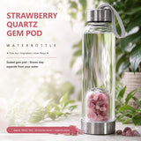 Strawberry Quartz Gem Pod Vatnsflaska 💧