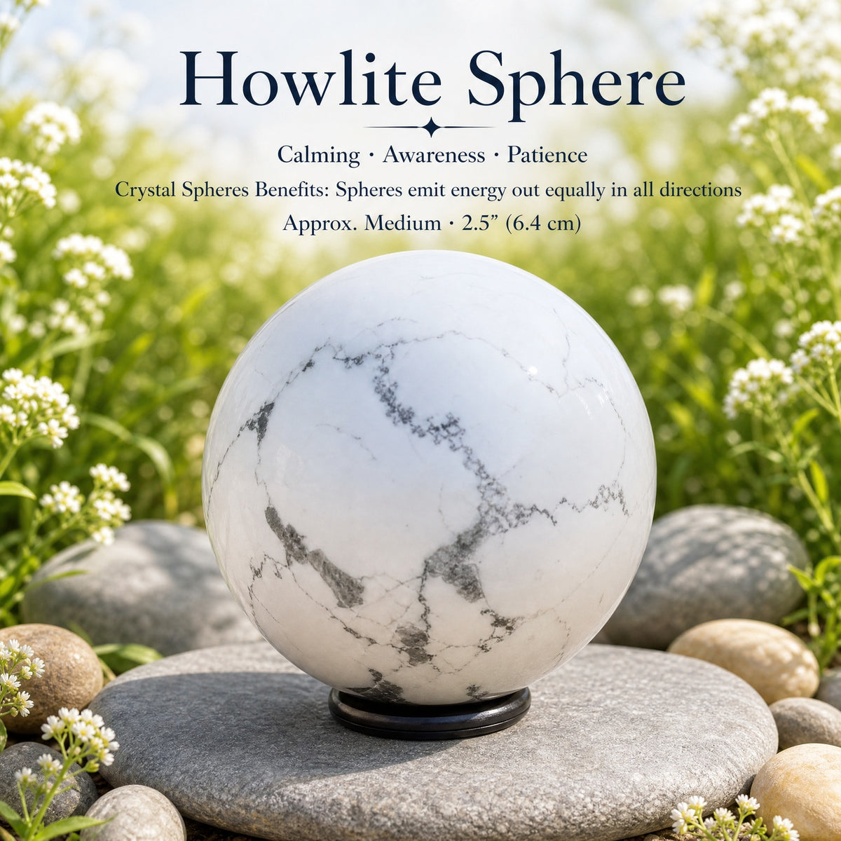 Sphère d'howlite