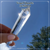 Vogel Cut Quartz Crystal (Energy Healing Wand)