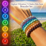 Highest Vibration 7- Chakra Mala Bracelet Set