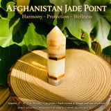 Afganistan Jade jafnvægi og sítrín gnægð sett