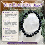 Energibeskyttelse 3-PC Crystal Mala armbåndssæt