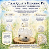 Crystal Quartz Hedgehog Pet (ADOPT MIG PLEASE) 🥰