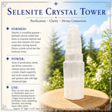 Tour de cristal de sélénite