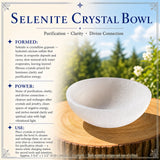 Bol en cristal de sélénite