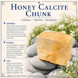 Morceau de calcite au miel