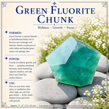 Morceau de fluorite verte