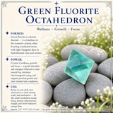 Octaèdre de fluorite verte