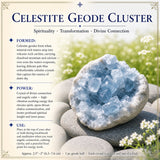 Celestite Geode Cluster 👉 75% afsláttur af 1-dags kynningu