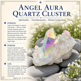 Angel Aura Quartz Cluster 👉 75% afsláttur