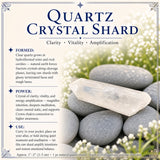 Éclat de cristal de quartz (petit)