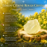 Citrine Abundance kristalpokasett