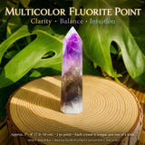 Set intuitivo da 6 pezzi in fluorite multicolore