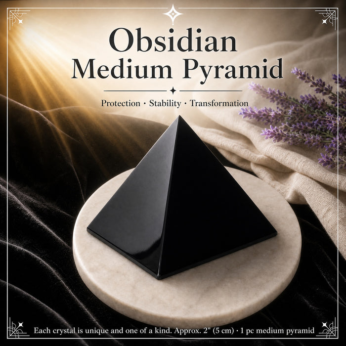 Obsidian medium pyramid