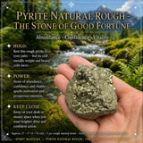 Pyrite Natural Rough - gæfusteinninn