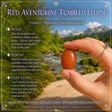 Roter Aventurin Trommelstein