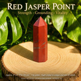 8-Piece Red Jasper + Citrine Set