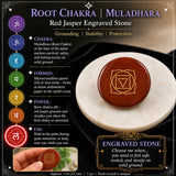 7-Chakra Engraved Crystal Stone Set