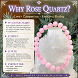 Heart Harmony 3-PC Crystal Mala armbåndssæt