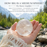 Quartz Sphere (miðlungs)