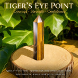 8-stykki Tiger's Eye + Citrine Sett