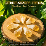8-stykki Tiger's Eye + Citrine Sett