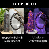 Yooperlite - The Stone the Glows + Mala armbandssett 👉 70% afsláttur
