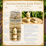 Afganistan Jade jafnvægi og sítrín gnægð sett