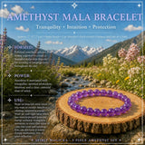 Pulsera Mala Labradorita Con Bolsa De Terciopelo