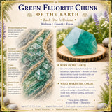 Morceau de fluorite verte