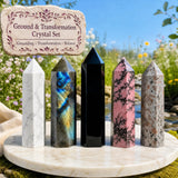 5-teiliges Erdungskristall-Set