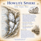 Howlite kúlu