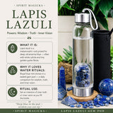 Lapis Lazuli Gem Pod vatnsflaska 💧