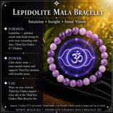 Third Eye Chakra Mala armbåndssæt🌈