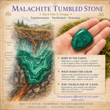 Malachit Trommelstein