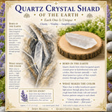 Éclat de cristal de quartz (petit)